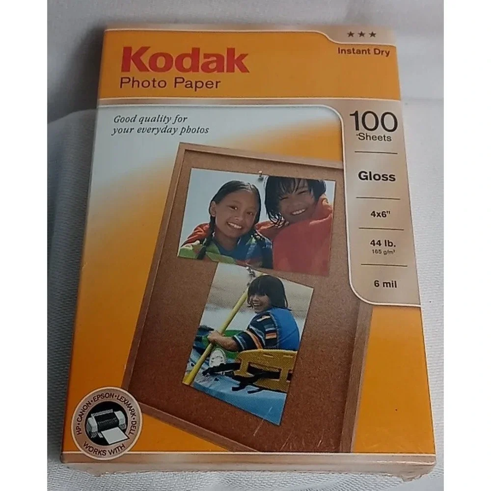 Kodak Photo Paper Gloss 100 Sheets‎ 4X6